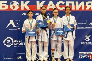 Астраханские каратисты достойно выступили на «Кубке Каспия»