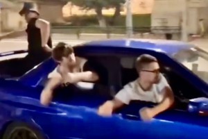 В Астрахани нашли лихачей на автомобиле