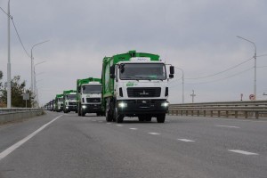 В Астраханской области появились новые мусоровозы