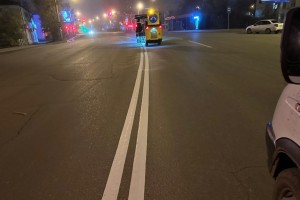 На 40 астраханских улицах обновили дорожную разметку