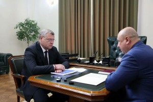 Глава ЗАТО Знаменск представил главе Астраханской области отчет о развитии муниципалитета